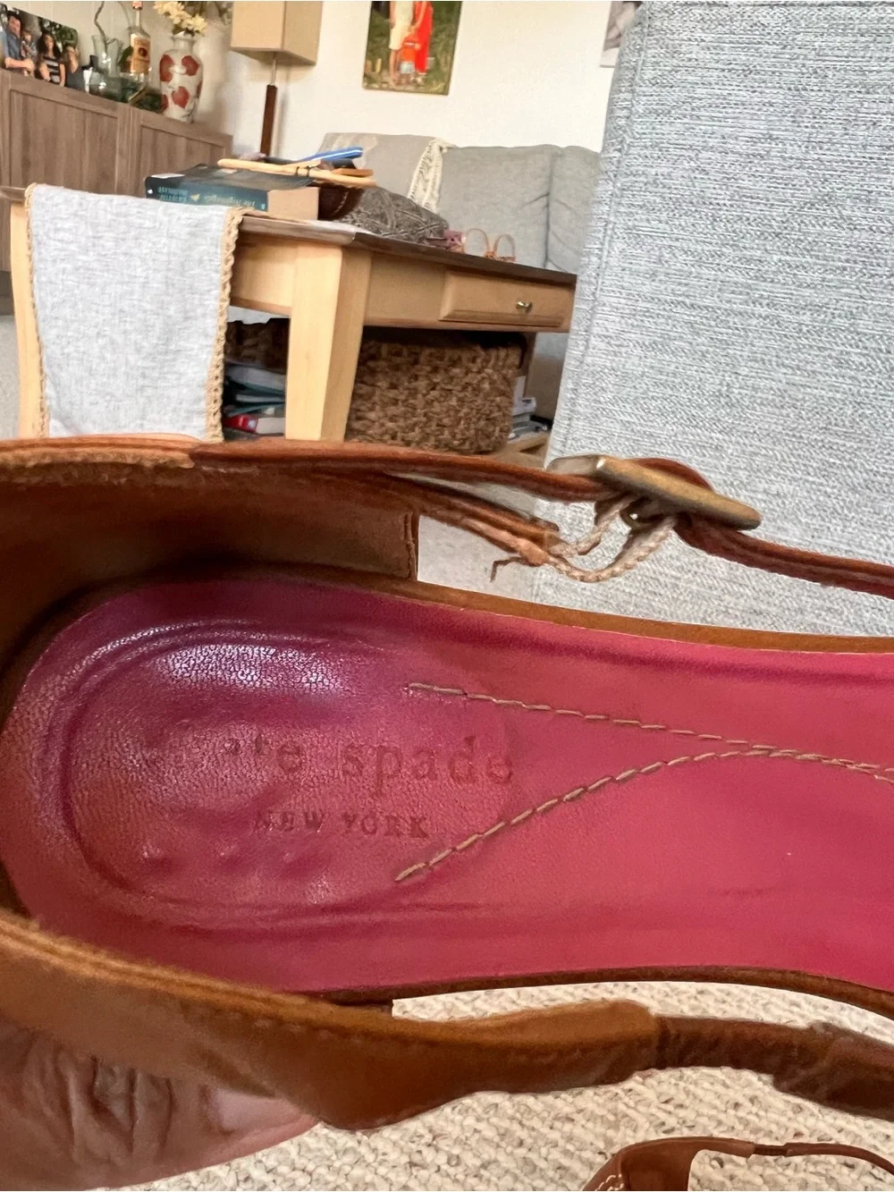 Kate Spade Leather Strap Sandals